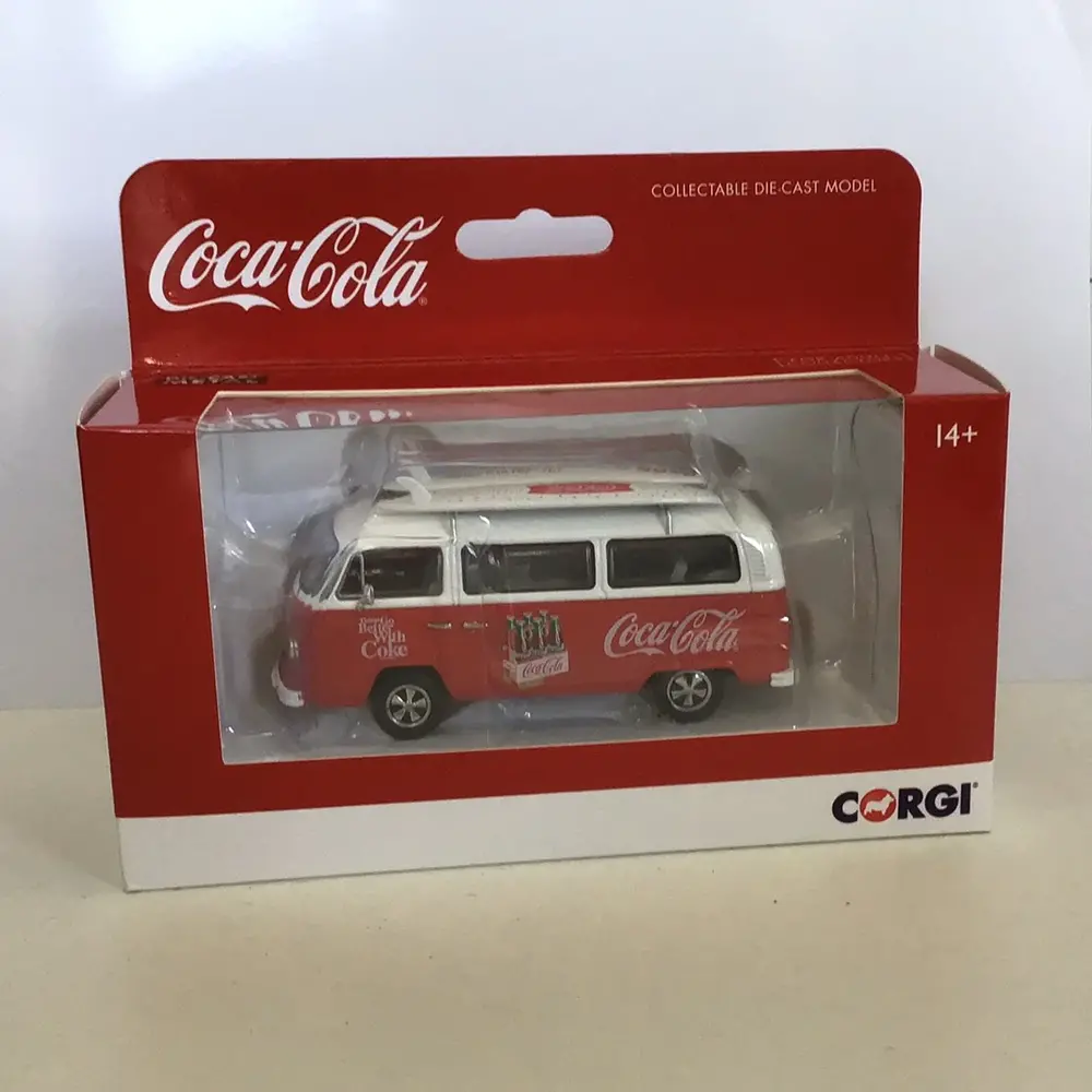 Volkswagen Volkswagen T1 Minibus Coca Cola + Surfboards1961 - 1:43 - Corgi