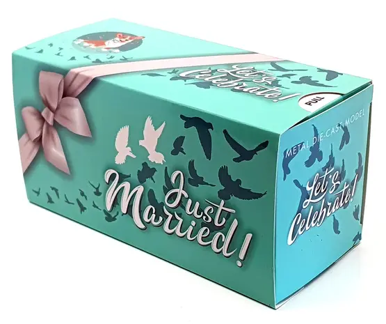 Volkswagen Volkswagen T1 Minibus Just Married + Roof Rack 1961 - 1:43 - Corgi Volkswagen Volkswagen T1 Minibus Just Married + Roof Rack 1961 - 1:43 - Corgi