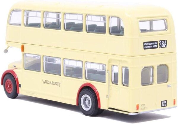 Bus Bristol Lodekka FS68 Autobus Wilts & Dorset-38A Salisbury Limited Stop 1956 - 1:76 - Corgi Bus Bristol Lodekka FS68 Autobus Wilts & Dorset-38A Salisbury Limited Stop 1956 - 1:76 - Corgi
