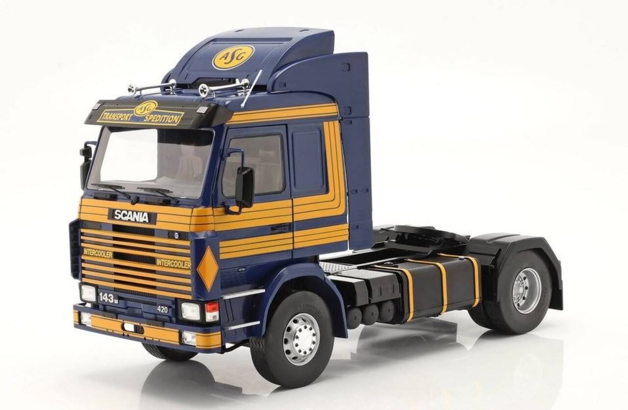 Scania Scania 143M 'ASG Spedition' - 1:18 - Modelcar Group Scania Scania 143M 'ASG Spedition' - 1:18 - Modelcar Group