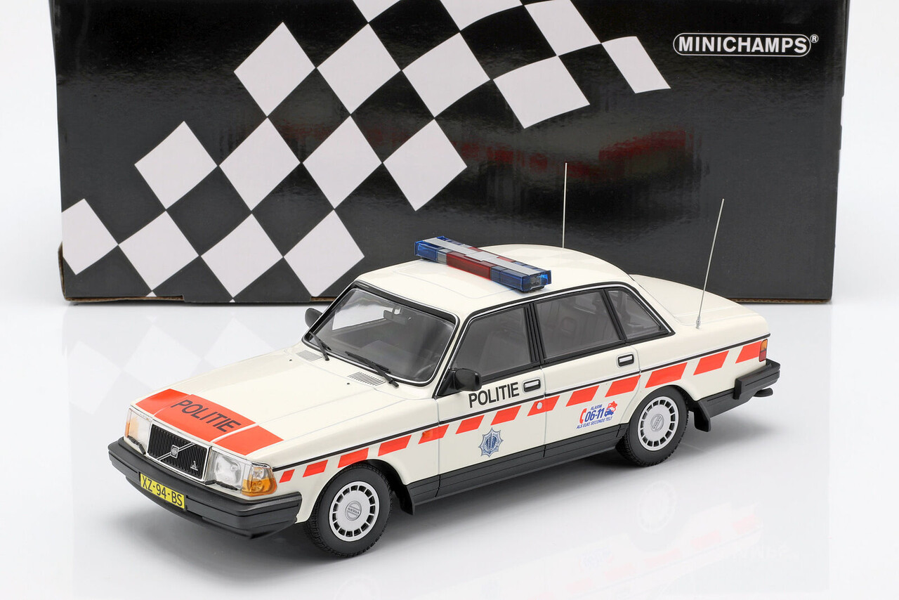 Volvo Volvo 240 GL Politie Netherlands 1986 - 1:18 - Minichamps Volvo Volvo 240 GL Politie Netherlands 1986 - 1:18 - Minichamps