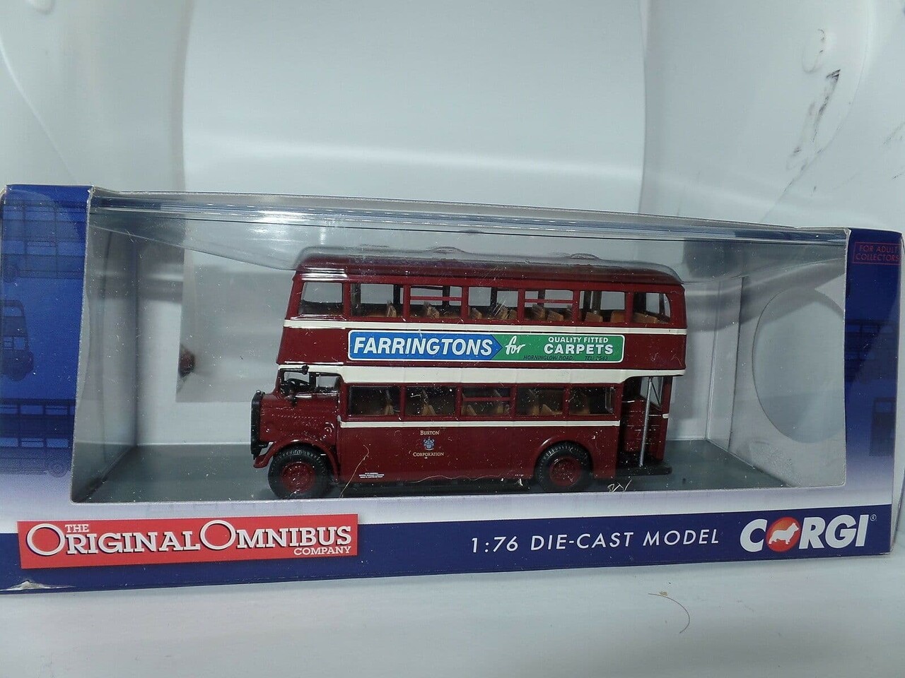 Bus Guy Utility Autobus Burton Corporation 6 Anglesey Rd 1960 - 1:76 - Corgi Bus Guy Utility Autobus Burton Corporation 6 Anglesey Rd 1960 - 1:76 - Corgi