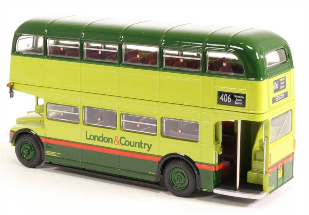 Bus AEC RM Autobus London & Country Route 406 Epsom 1960 - 1:76 - Corgi Bus AEC RM Autobus London & Country Route 406 Epsom 1960 - 1:76 - Corgi