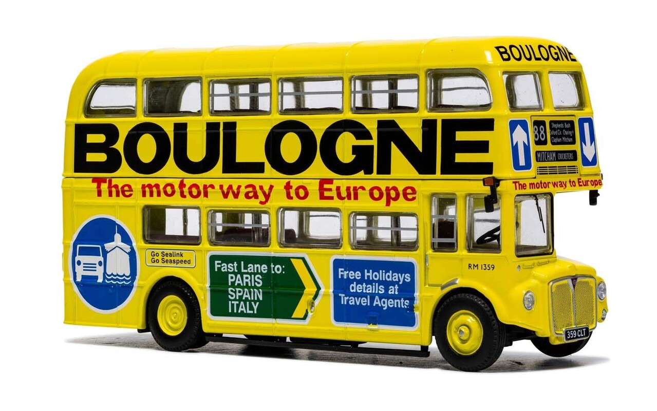 Bus AEC RM Autobus London Transport Mitcham Cricketers Boulogne Route 88 1949 - 1:76 - Corgi