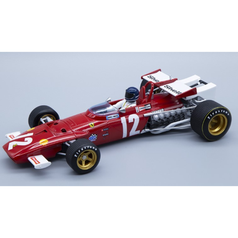 Formule 1 Ferrari 312B #12 Winner GP Austria 1970 + Driver - 1:18 - Tecnomodel Mythos Formule 1 Ferrari 312B #12 Winner GP Austria 1970 + Driver - 1:18 - Tecnomodel Mythos