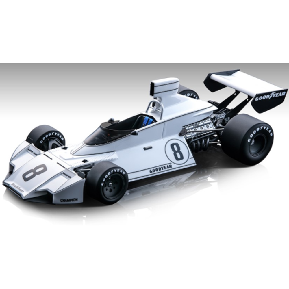 Formule 1 Brabham BT44 #8 GP Sweden 1974 - 1:18 - Tecnomodel Mythos