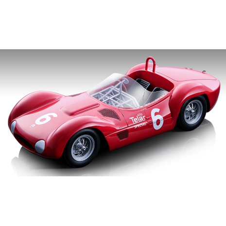 Maserati Maserati Birdcage Tipo 61 #6 Winner Meadowdale USA 1961 - 1:18 - Tecnomodel Mythos Maserati Maserati Birdcage Tipo 61 #6 Winner Meadowdale USA 1961 - 1:18 - Tecnomodel Mythos