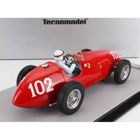 Ferrari Ferrari 500 F2 #102 GP Nürburgring 1952 + Driver - 1:18 - Tecnomodel Mythos