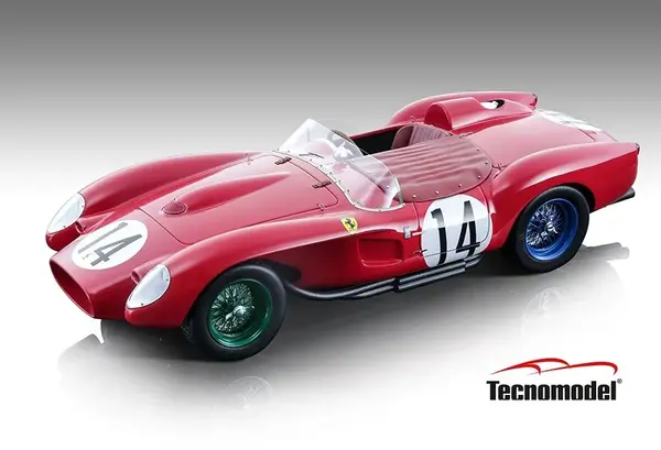 Ferrari Ferrari 250 TR Pontoon-Fender #14 Winner Sebring USA 1958 - 1:18 - Tecnomodel Mythos Ferrari Ferrari 250 TR Pontoon-Fender #14 Winner Sebring USA 1958 - 1:18 - Tecnomodel Mythos