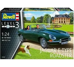 Jaguar Jaguar E-Type Roadster (Level 3) - 1:24 - Revell Jaguar Jaguar E-Type Roadster (Level 3) - 1:24 - Revell