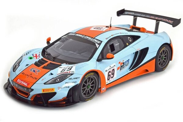 McLaren McLaren 12C GT3 #69 Gulf Racing 24H Spa 2013 - 1:18 - TrueScale Miniatures