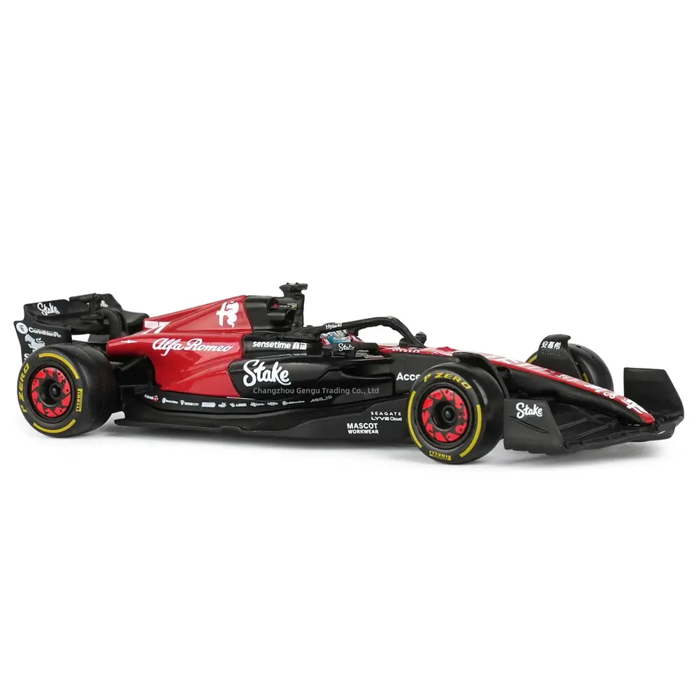 Formule 1 Alfa Romeo C43 #77 Team Stake Season 2023 (V.Bottas) + Pilot + Showcase - 1:43 - Bburago