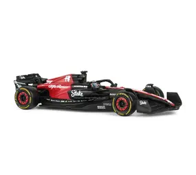 Formule 1 Alfa Romeo C43 #77 Team Stake Season 2023 (V.Bottas) + Pilot + Showcase - 1:43 - Bburago