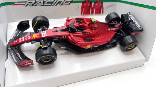 Formule 1 Scuderia Ferrari SF-23 #55 Pole Position 3rd GP Monza 2023 (C.Sainz) - 1:43 - Bburago Formule 1 Scuderia Ferrari SF-23 #55 Pole Position 3rd GP Monza 2023 (C.Sainz) - 1:43 - Bburago