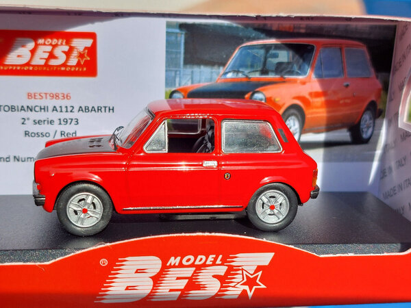 Autobianchi Autobianchi A112 Abarth II Serie 1973 - 1:43 - Best Model Autobianchi Autobianchi A112 Abarth II Serie 1973 - 1:43 - Best Model