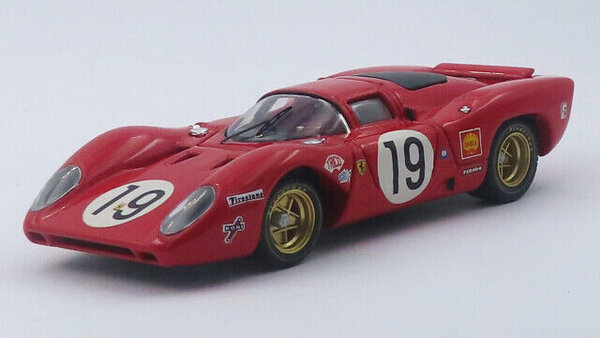 Ferrari Ferrari 312 3.0L V12 Coupe #19 Team Sefac 24H Le Mans 1969 - 1:43 - Best Model Ferrari Ferrari 312 3.0L V12 Coupe #19 Team Sefac 24H Le Mans 1969 - 1:43 - Best Model