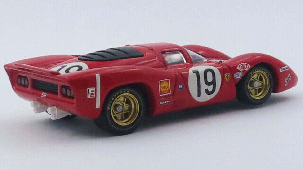 Ferrari Ferrari 312 3.0L V12 Coupe #19 Team Sefac 24H Le Mans 1969 - 1:43 - Best Model Ferrari Ferrari 312 3.0L V12 Coupe #19 Team Sefac 24H Le Mans 1969 - 1:43 - Best Model