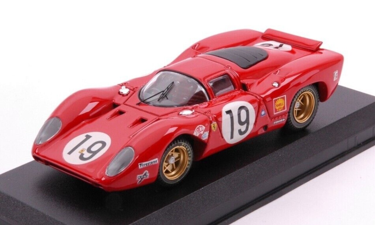 Ferrari Ferrari 312 3.0L V12 Coupe #19 Team Sefac 24H Le Mans 1969 - 1:43 - Best Model Ferrari Ferrari 312 3.0L V12 Coupe #19 Team Sefac 24H Le Mans 1969 - 1:43 - Best Model