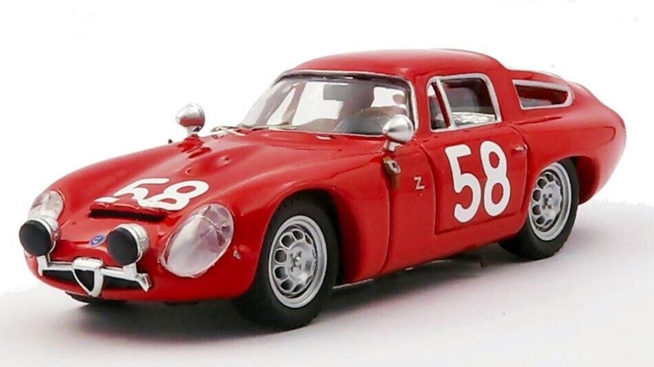 Alfa Romeo Alfa Romeo TZ1 #58 Targa Florio 1964 - 1:43 - Best Model Alfa Romeo Alfa Romeo TZ1 #58 Targa Florio 1964 - 1:43 - Best Model
