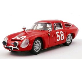 Alfa Romeo Alfa Romeo TZ1 #58 Targa Florio 1964 - 1:43 - Best Model Alfa Romeo Alfa Romeo TZ1 #58 Targa Florio 1964 - 1:43 - Best Model