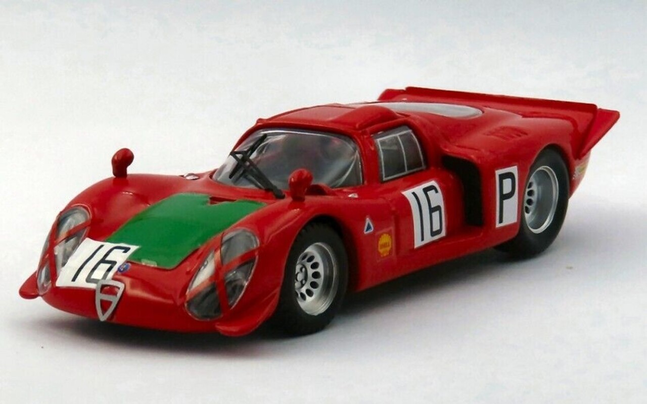 Alfa Romeo Alfa Romeo 33.2 #16 1000Km Nürburgring 1968 - 1:43 - Best Model Alfa Romeo Alfa Romeo 33.2 #16 1000Km Nürburgring 1968 - 1:43 - Best Model