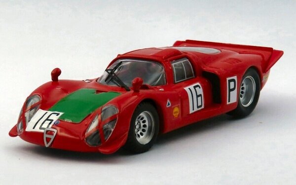 Alfa Romeo Alfa Romeo 33.2 #16 1000Km Nürburgring 1968 - 1:43 - Best Model Alfa Romeo Alfa Romeo 33.2 #16 1000Km Nürburgring 1968 - 1:43 - Best Model