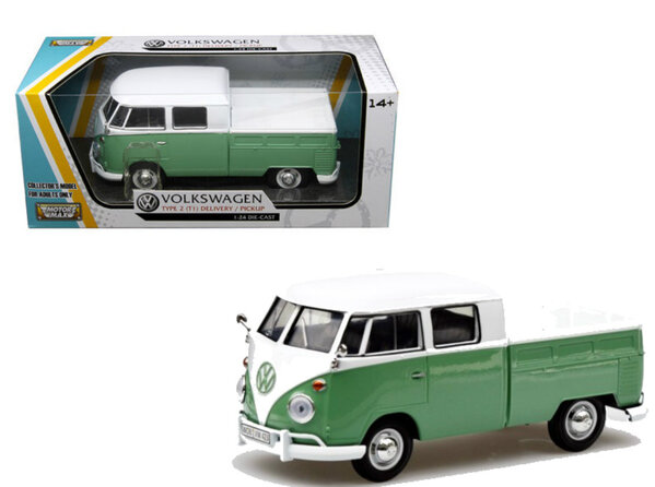 Volkswagen Volkswagen T1 Type 2 Double Cab Pick-Up - 1:24 - Motor Max