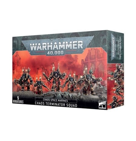 Games workshop Warhammer 40,000 - Chaos Space Marine: Chaos Termintor Squad - Games Workshop