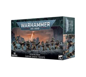 Games workshop Warhammer 40,000 - Astra Militarum: Cadian Shock Troops - Games Workshop