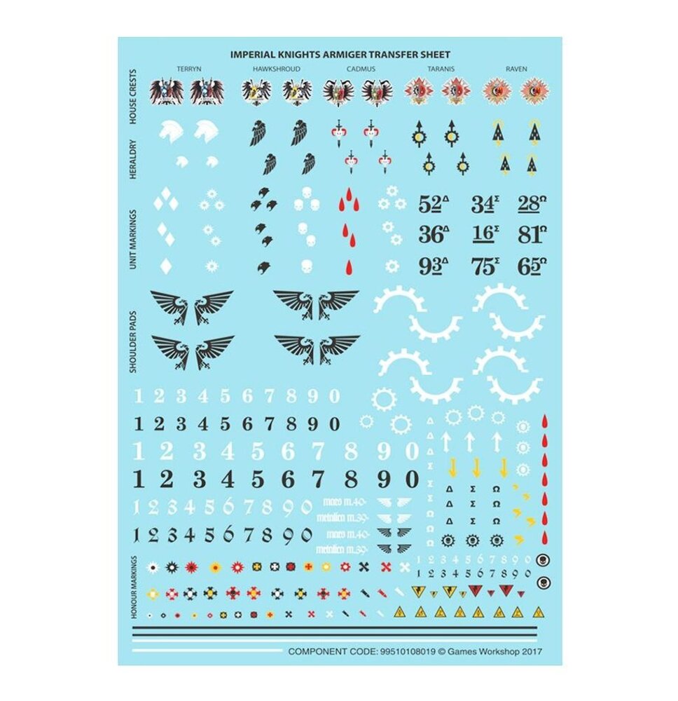 Games workshop Warhammer 40,000 - Imperial Knights: Knight Armigers - Games Workshop