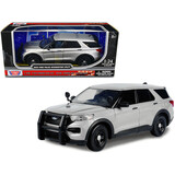 Ford Ford Police Interceptor Utility + Push Bumper 2022 - 1:24 - Motor Max Ford Ford Police Interceptor Utility + Push Bumper 2022 - 1:24 - Motor Max