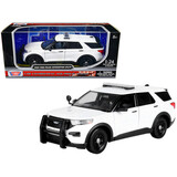Ford Ford Police Interceptor Utility + Push Bumper 2022 - 1:24 - Motor Max Ford Ford Police Interceptor Utility + Push Bumper 2022 - 1:24 - Motor Max