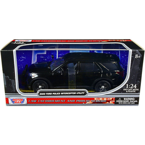 Ford Ford Police Interceptor Utility + Push Bumper 2022 - 1:24 - Motor Max