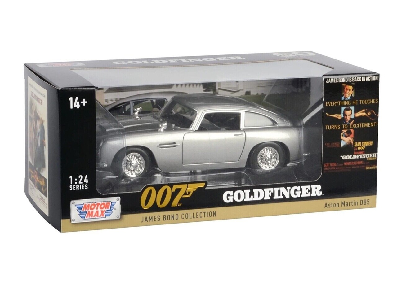 Aston Martin Aston Martin DB5 RHD 'James Bond Goldfinger' - 1:24 - Motor Max