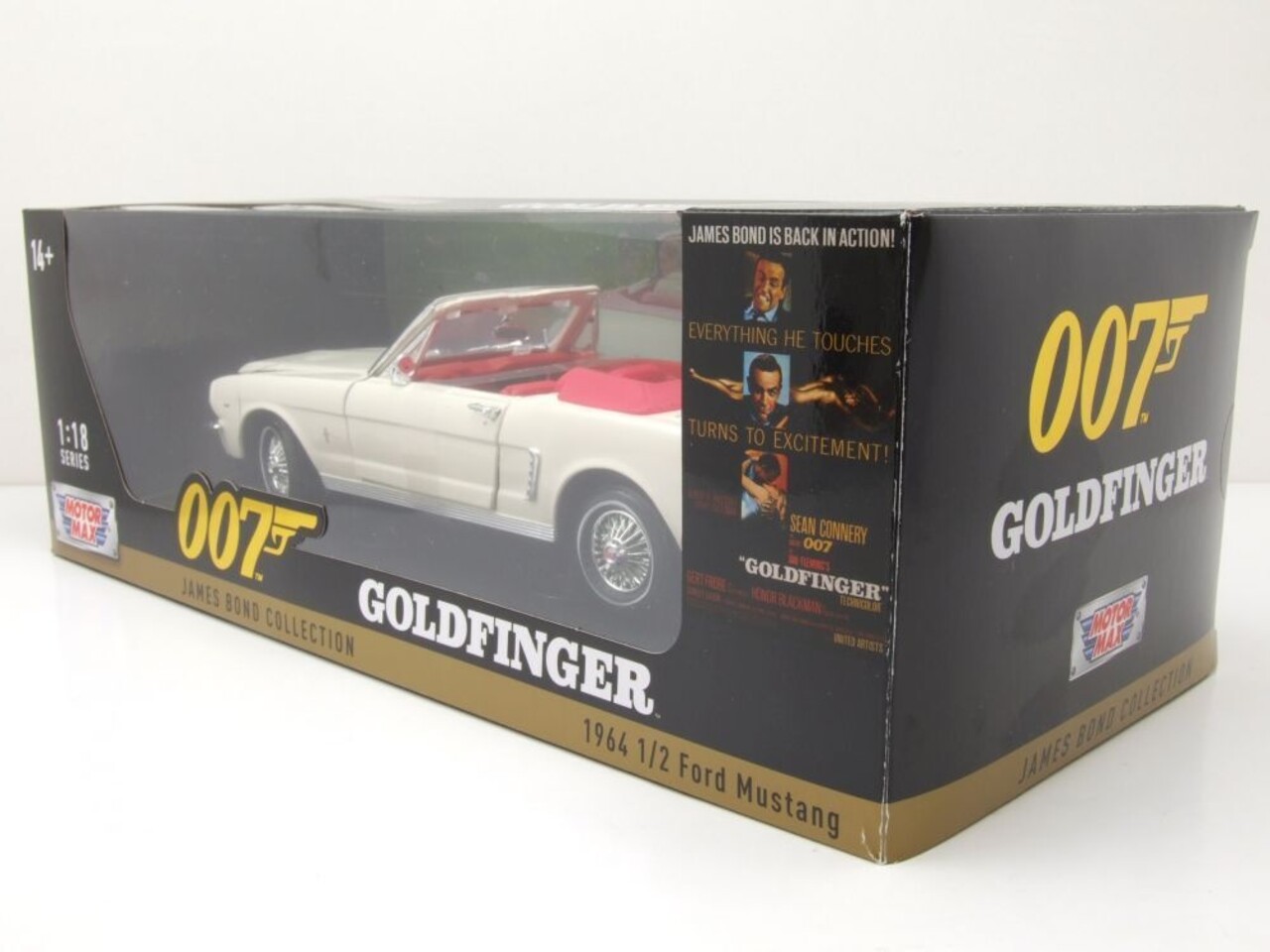Ford Ford Mustang  Convertible 1964 'James Bond Goldfinger'  - 1:18 - Motor Max Ford Ford Mustang  Convertible 1964 'James Bond Goldfinger'  - 1:18 - Motor Max