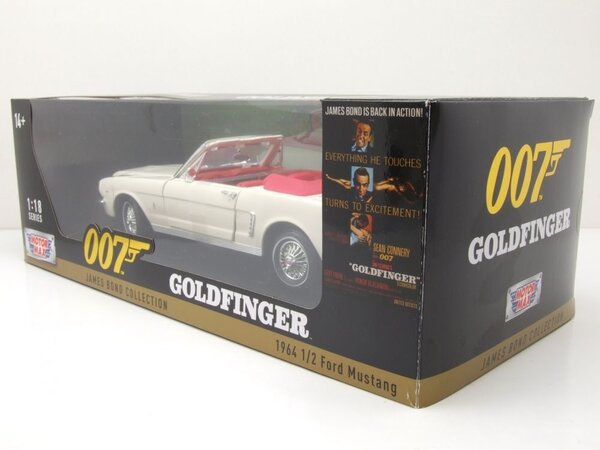 Ford Ford Mustang  Convertible 1964 'James Bond Goldfinger'  - 1:18 - Motor Max Ford Ford Mustang  Convertible 1964 'James Bond Goldfinger'  - 1:18 - Motor Max