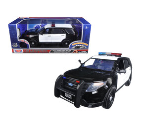 Ford Ford Police Interceptor Utility + Light Bar + Siren 2015 - 1:18 - Motor Max Ford Ford Police Interceptor Utility + Light Bar + Siren 2015 - 1:18 - Motor Max