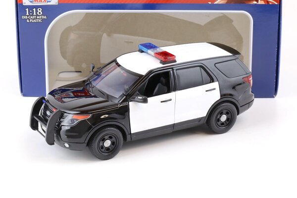 Ford Ford Police Interceptor Utility + Light Bar + Siren 2015 - 1:18 - Motor Max Ford Ford Police Interceptor Utility + Light Bar + Siren 2015 - 1:18 - Motor Max