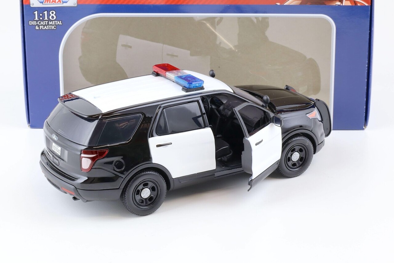 Ford Ford Police Interceptor Utility + Light Bar + Siren 2015 - 1:18 - Motor Max Ford Ford Police Interceptor Utility + Light Bar + Siren 2015 - 1:18 - Motor Max