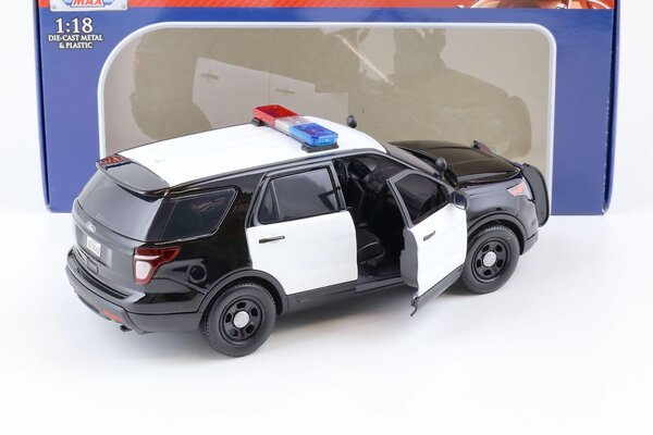 Ford Ford Police Interceptor Utility + Light Bar + Siren 2015 - 1:18 - Motor Max Ford Ford Police Interceptor Utility + Light Bar + Siren 2015 - 1:18 - Motor Max