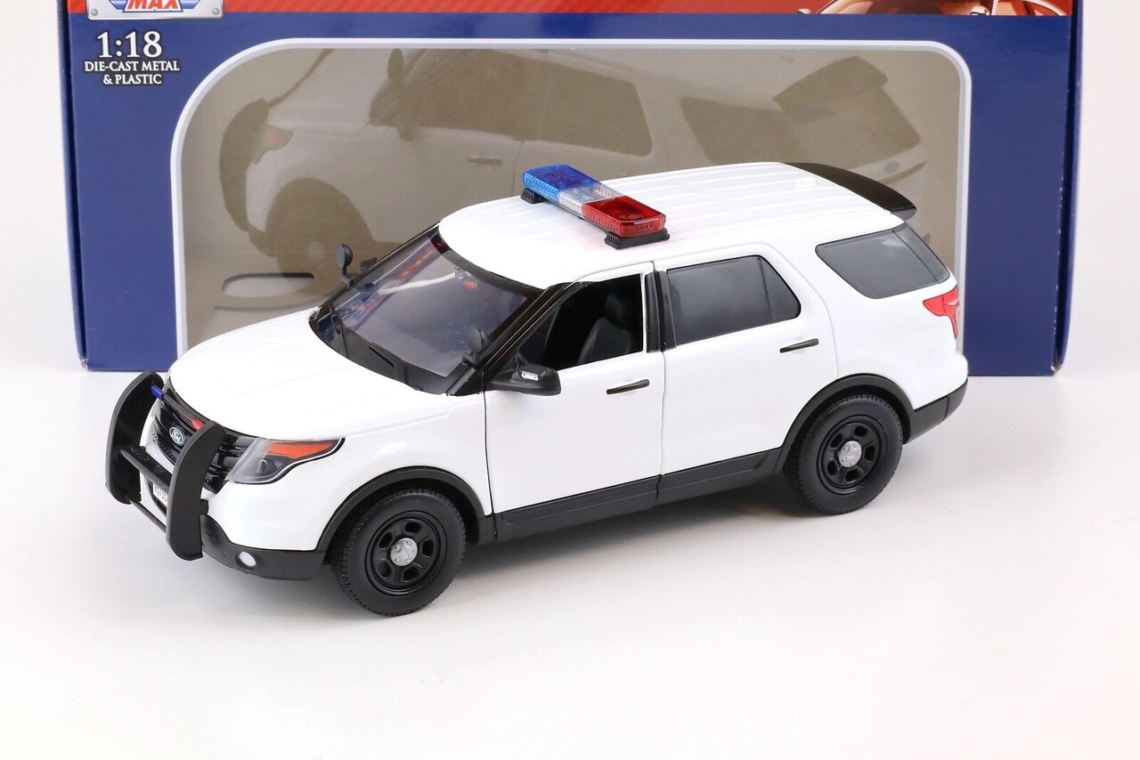 Ford Ford Police Interceptor Utility + Light Bar + Siren 2015 - 1:18 - Motor Max Ford Ford Police Interceptor Utility + Light Bar + Siren 2015 - 1:18 - Motor Max