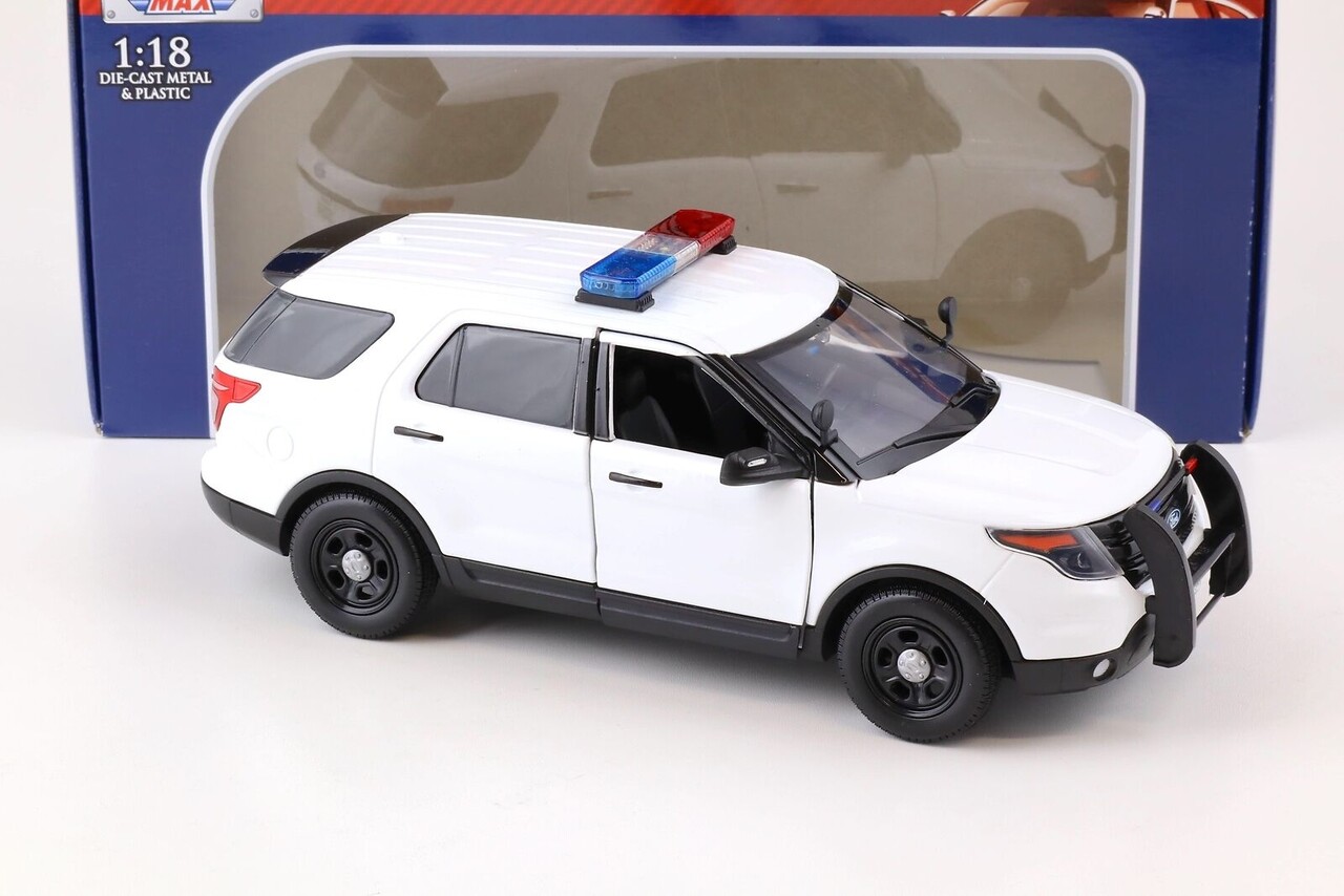 Ford Ford Police Interceptor Utility + Light Bar + Siren 2015 - 1:18 - Motor Max Ford Ford Police Interceptor Utility + Light Bar + Siren 2015 - 1:18 - Motor Max