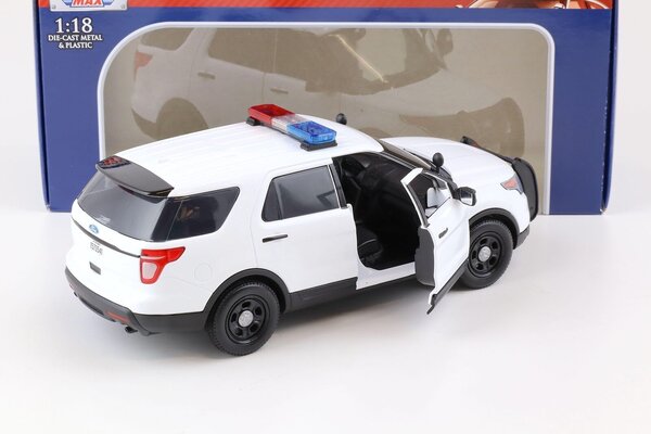 Ford Ford Police Interceptor Utility + Light Bar + Siren 2015 - 1:18 - Motor Max Ford Ford Police Interceptor Utility + Light Bar + Siren 2015 - 1:18 - Motor Max