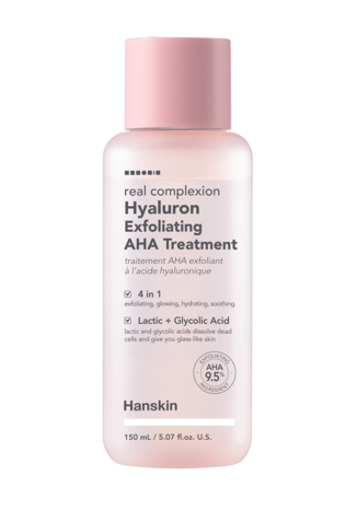Hanskin Hanskin - Real Complexion Hyaluron Exfoliating AHA Treatment - 150ml Hanskin Hanskin - Real Complexion Hyaluron Exfoliating AHA Treatment - 150ml