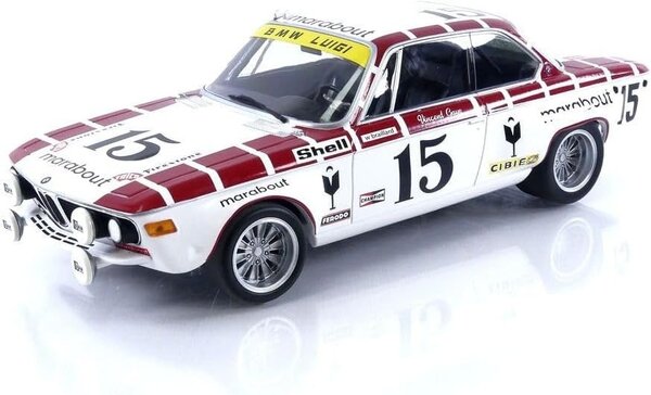 BMW BMW 2800 CS Racing Team Marabout #15 24h Spa 1972 - 1:18 - Minichamps