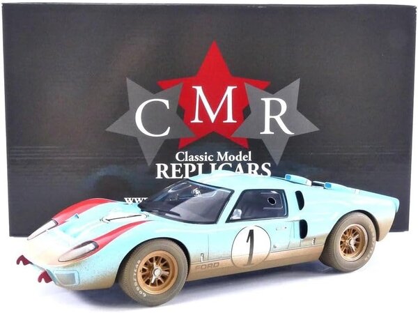 Ford Ford GT40 #1 2nd 24h Le Mans 1966 (Dirty Version) - 1:12 - CMR Classic Model Replicars