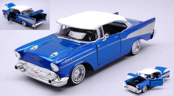 Chevrolet Chevrolet Bel Air 'Get Low' Series W/Visor 1957 - 1:24 - Motor Max