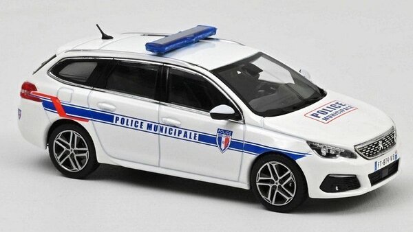 Peugeot Peugeot 308 SW Police Municipale 2018 - 1:43 - Norev