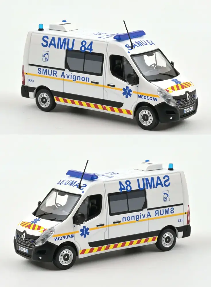 Renault Renault Master Ambulance SAMU 84 2014 - 1:43 - Norev Renault Renault Master Ambulance SAMU 84 2014 - 1:43 - Norev