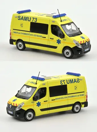 Renault Renault Master Ambulance SAMU 73 2014 - 1:43 - Norev Renault Renault Master Ambulance SAMU 73 2014 - 1:43 - Norev